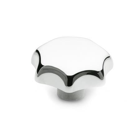 Otto Ganter Star Knob Aluminum, DIN 6336